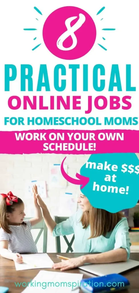 Easy Side Hustle Work From Home Side Business That You Can Do In Your Own Time For Homeschool Moms While Your Kids Study
